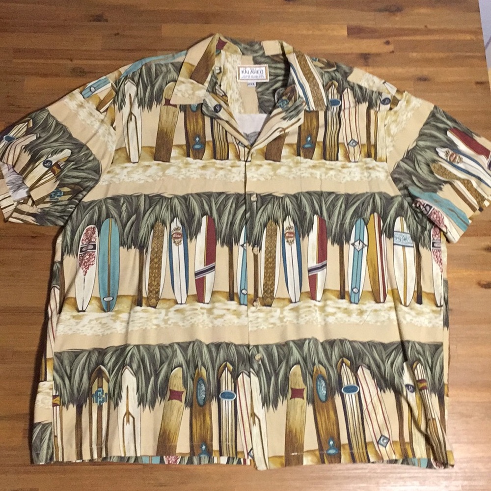 Kalaheo Hawaiian long board shirt